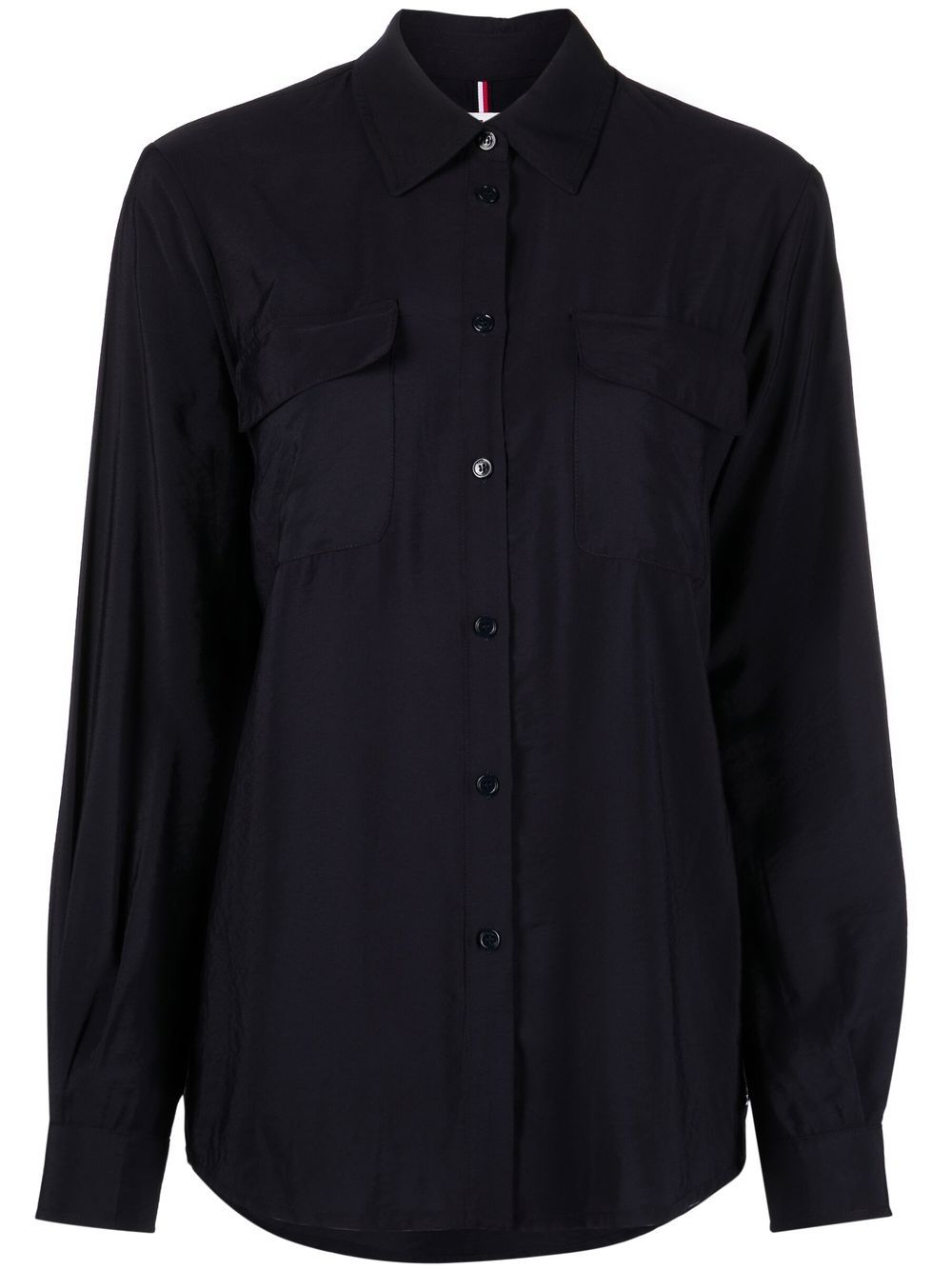 Tommy Hilfiger long-sleeved buttoned-up shirt - Blue von Tommy Hilfiger