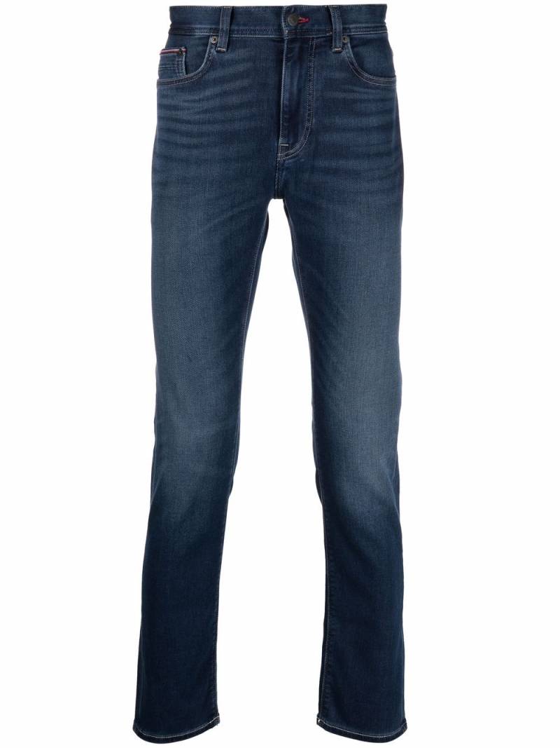 Tommy Hilfiger low-rise straight-leg denim trousers - Blue von Tommy Hilfiger