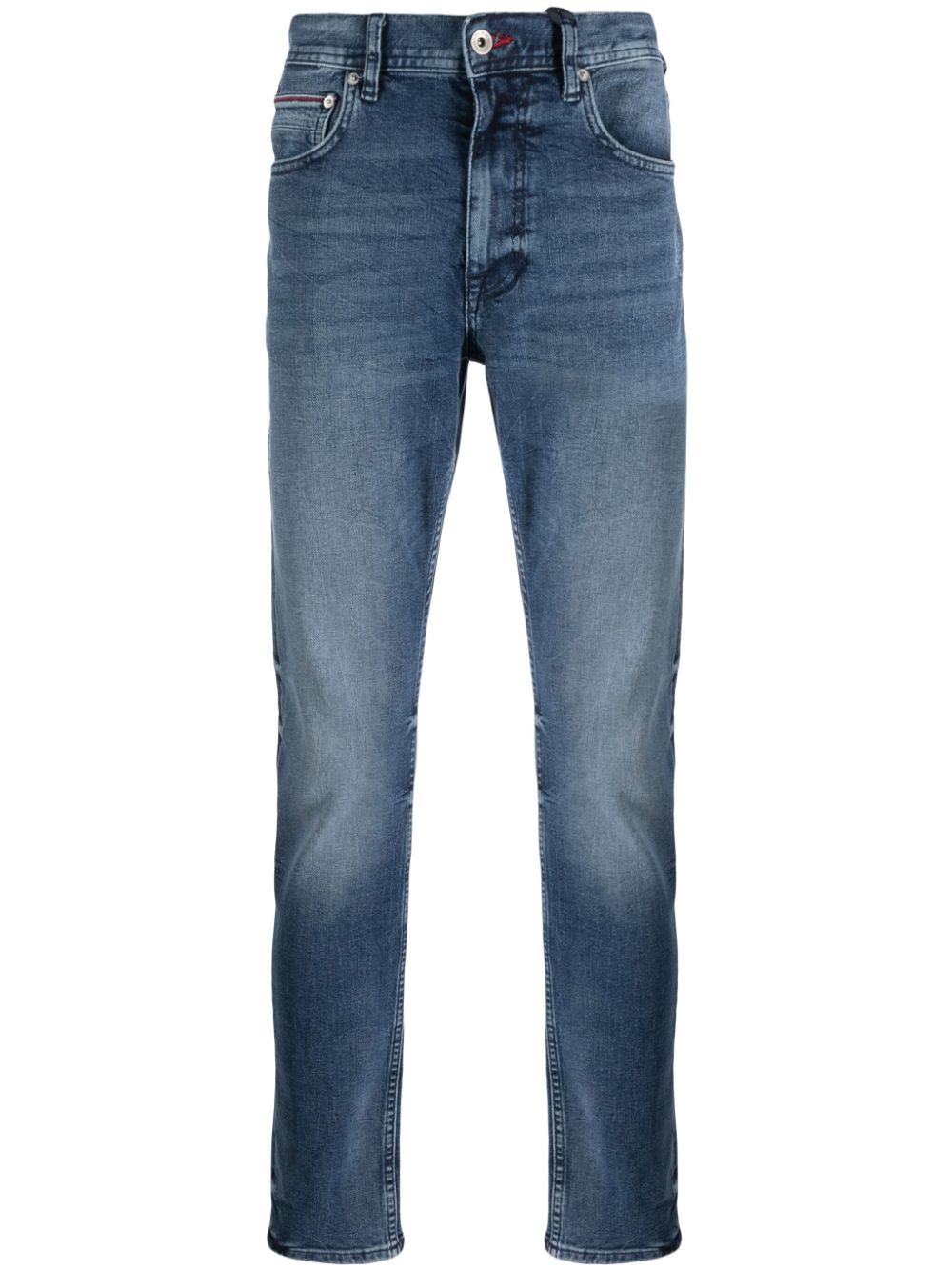 Tommy Hilfiger mid-rise tapered skinny jeans - Blue von Tommy Hilfiger