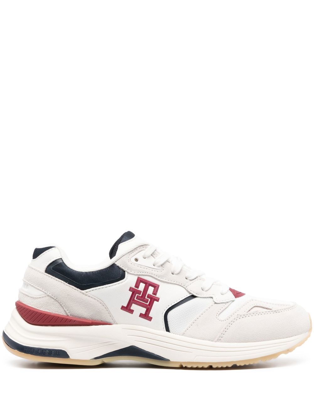 Tommy Hilfiger panelled low-top sneakers - White von Tommy Hilfiger