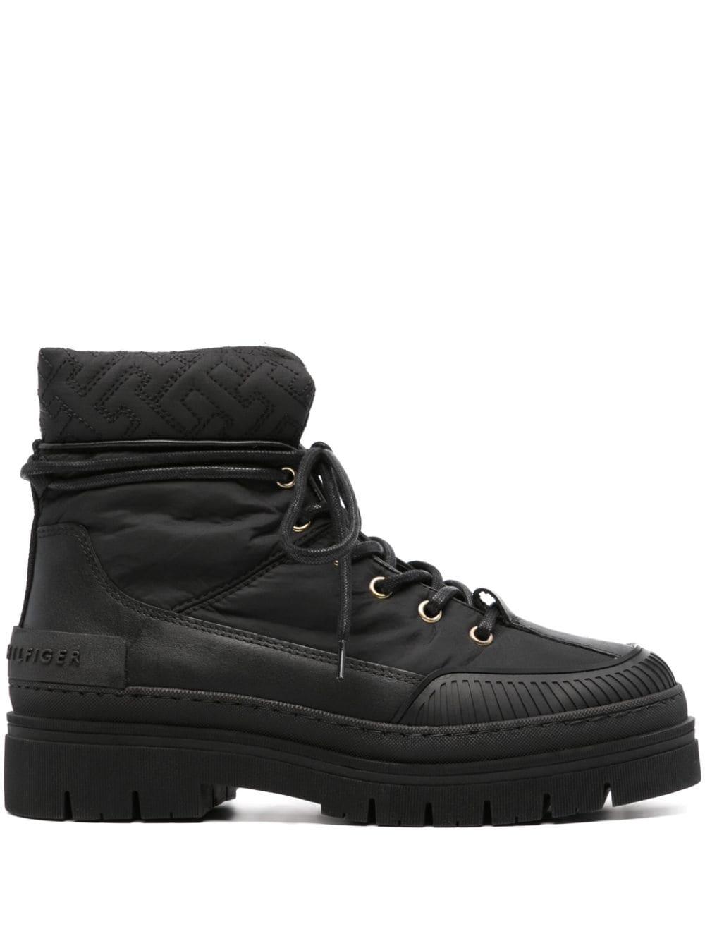 Tommy Hilfiger quilted panelled boots - Black von Tommy Hilfiger