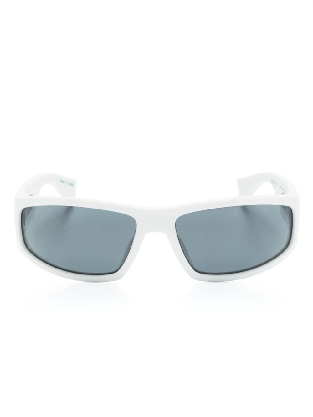 Tommy Hilfiger rectangle-frame tinted sunglasses - White von Tommy Hilfiger