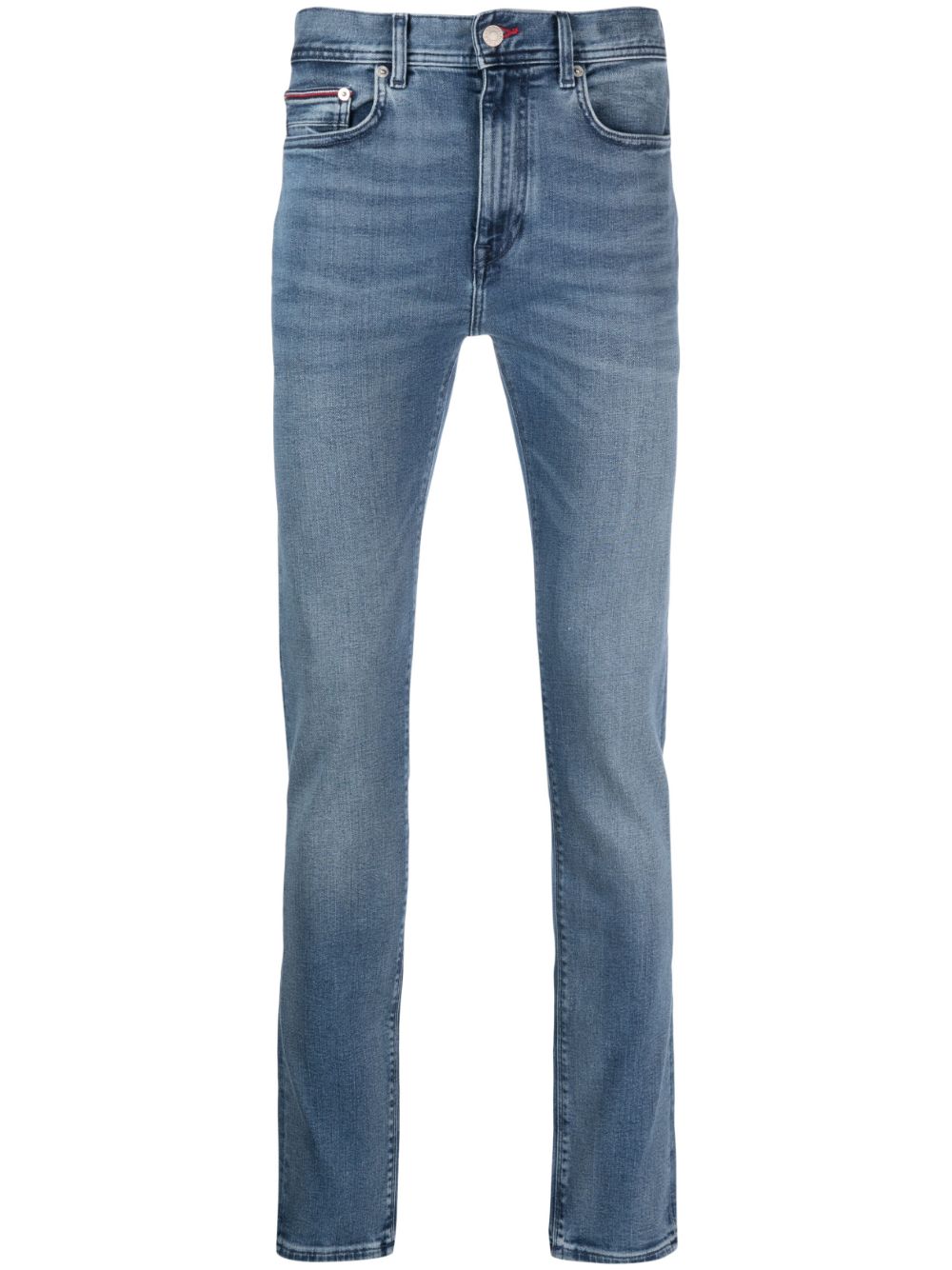 Tommy Hilfiger straight slim fit jeans - Blue von Tommy Hilfiger