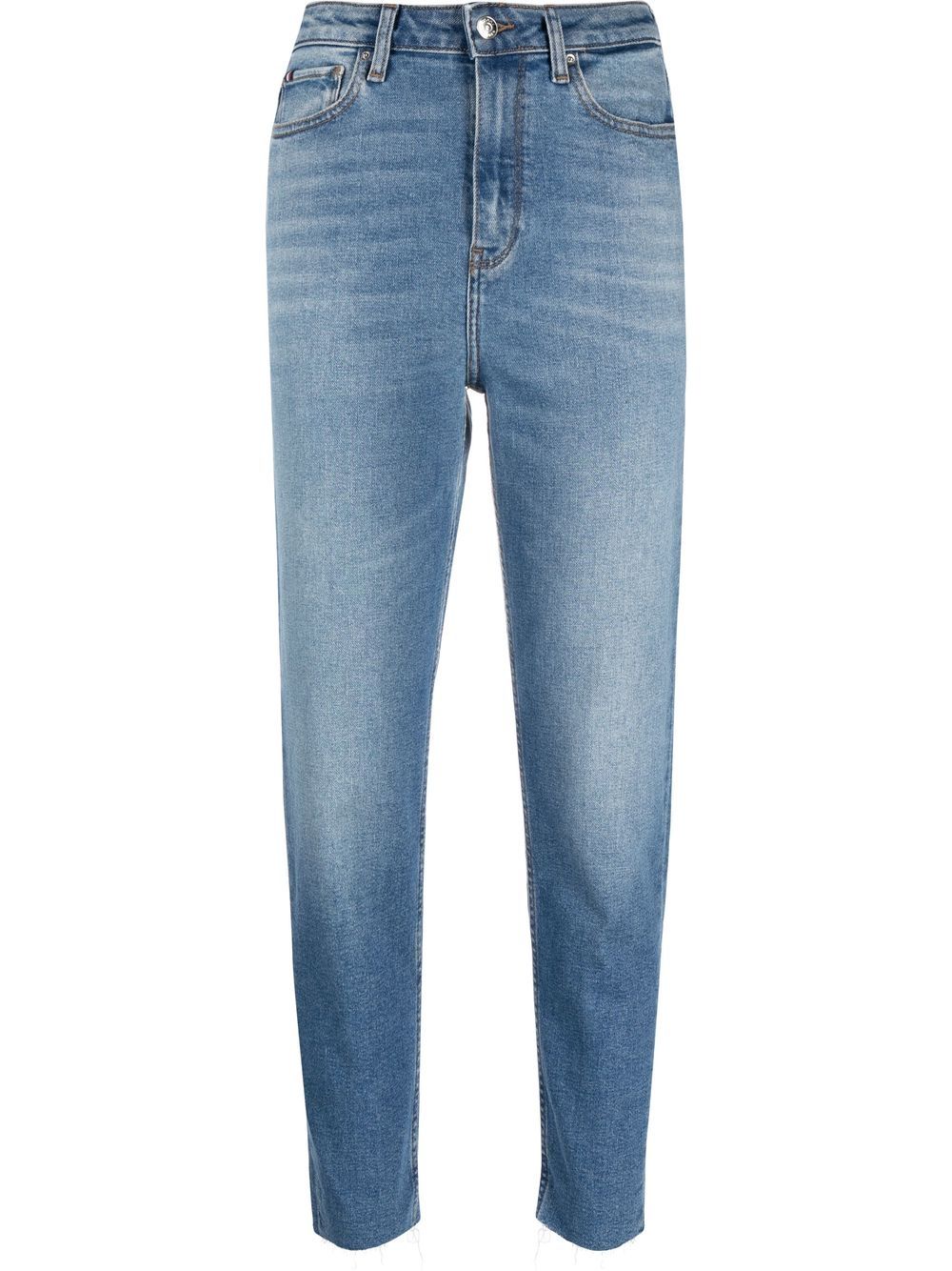 Tommy Hilfiger tapered-leg denim jeans - Blue von Tommy Hilfiger