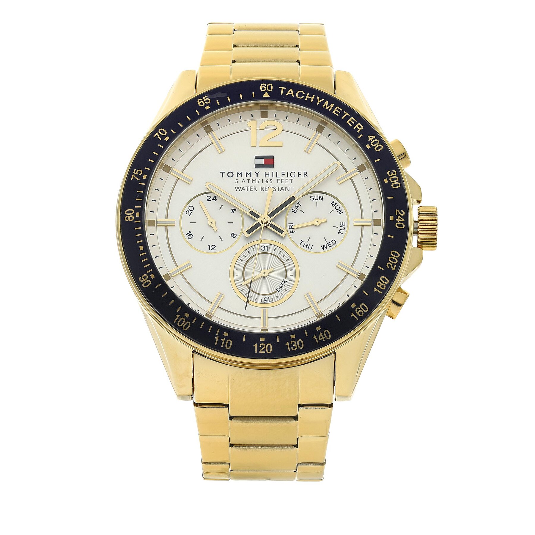 Uhr Tommy Hilfiger Luke 1791121 Gold/White von Tommy Hilfiger