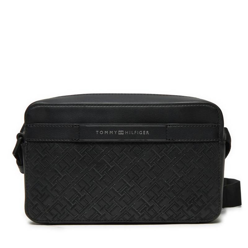 Umhängetasche Tommy Hilfiger Th Monogram Ew Reporter AM0AM13306 Schwarz von Tommy Hilfiger
