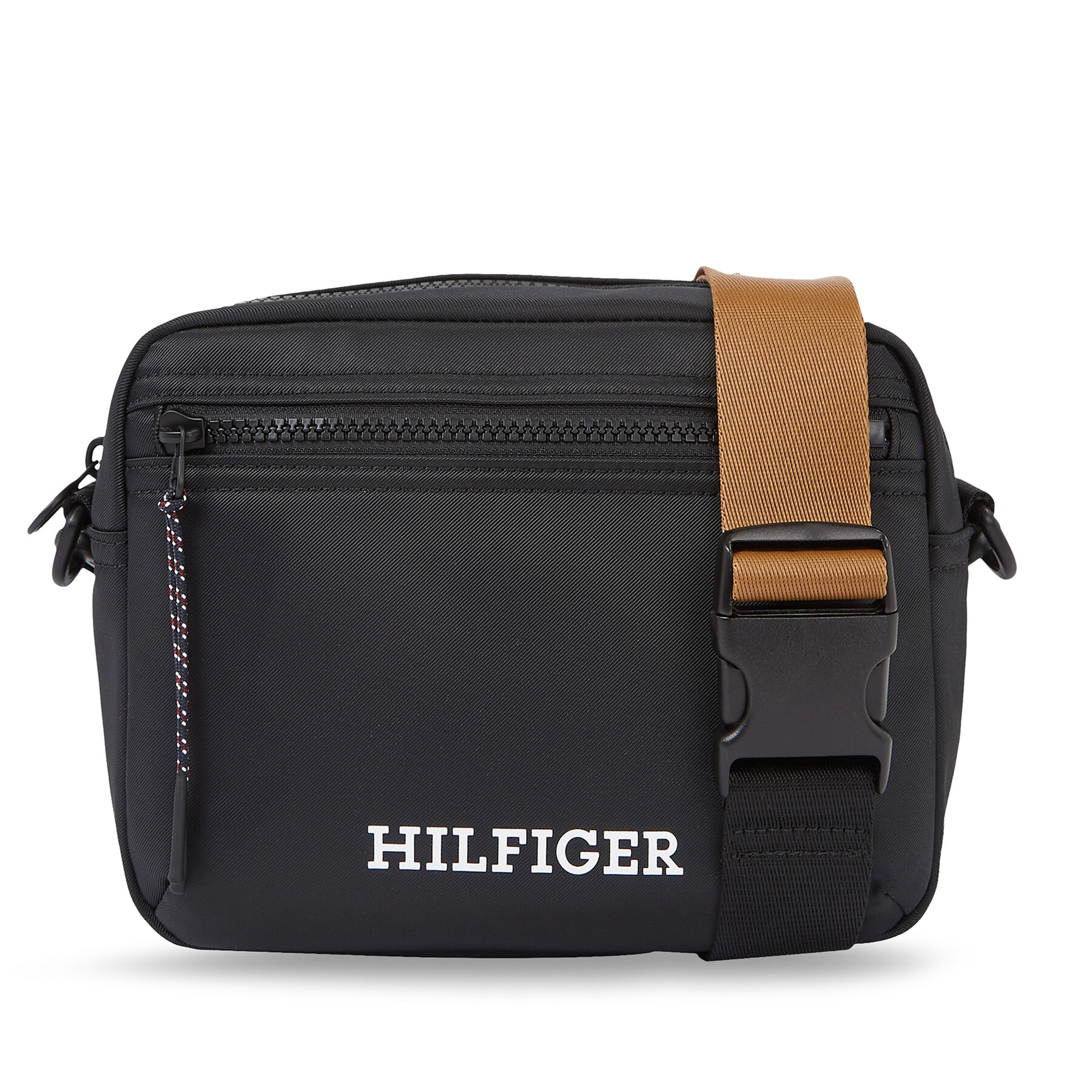 Umhängetasche Tommy Hilfiger Th Monotype Ew Reporter AM0AM11546 Black BDS von Tommy Hilfiger