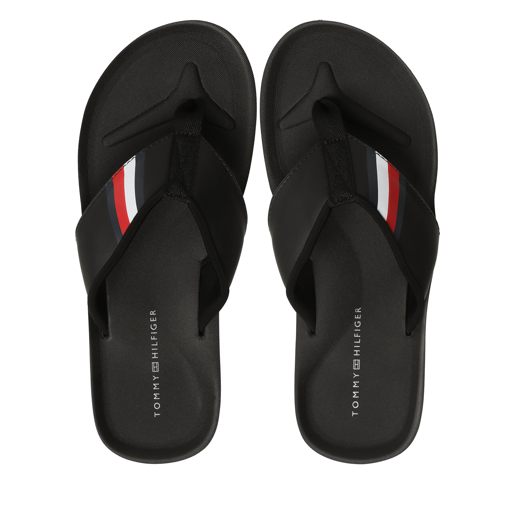 Zehentrenner Tommy Hilfiger Comfortable Padded Beach Sandal FM0FM04473 Black BDS von Tommy Hilfiger