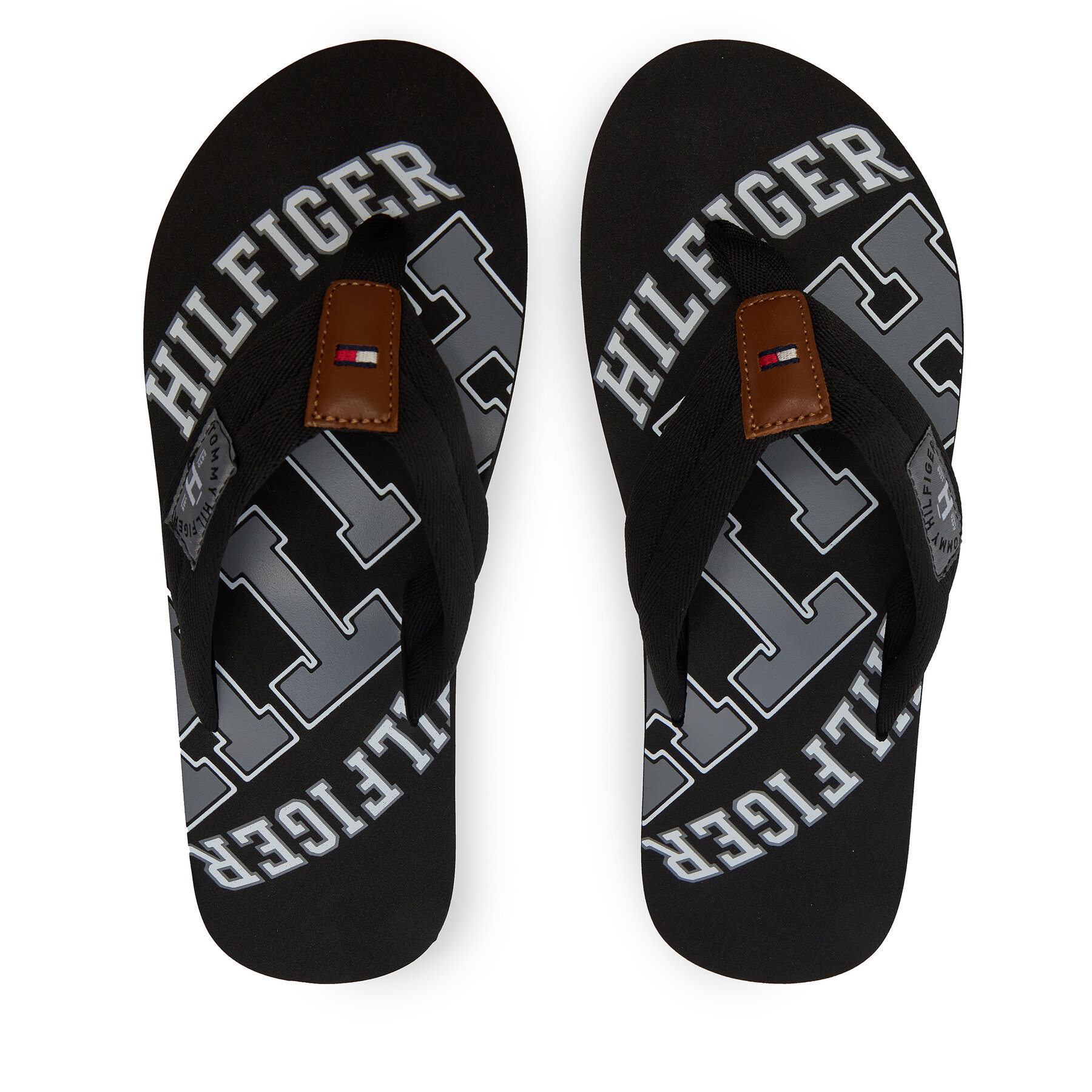 Zehentrenner Tommy Hilfiger Essential Th Beach Sandal FM0FM01369 Black 990 von Tommy Hilfiger