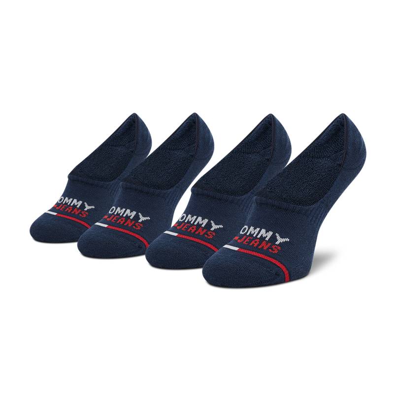 2er-Set Unisex-Sneakersocken Tommy Jeans 701218959 Navy 002 von Tommy Jeans