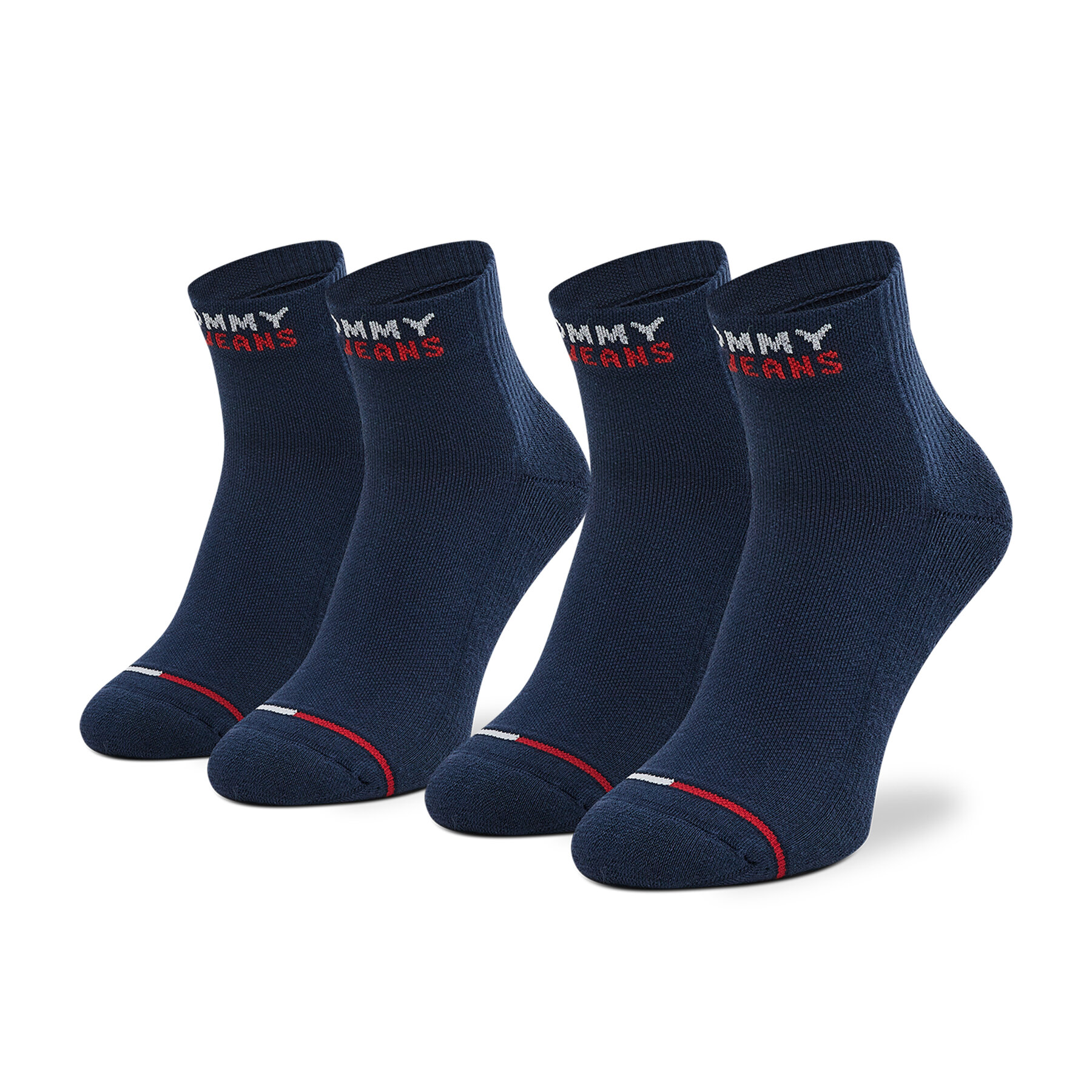 2er-Set hohe Unisex-Socken Tommy Jeans 701218956 Navy 002 von Tommy Jeans