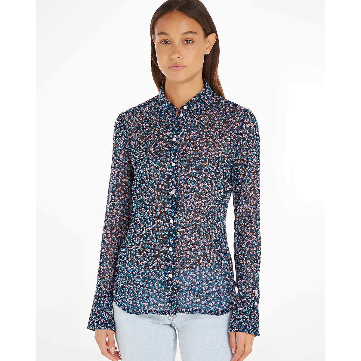 Bluse mit Blumenmuster von Tommy Jeans