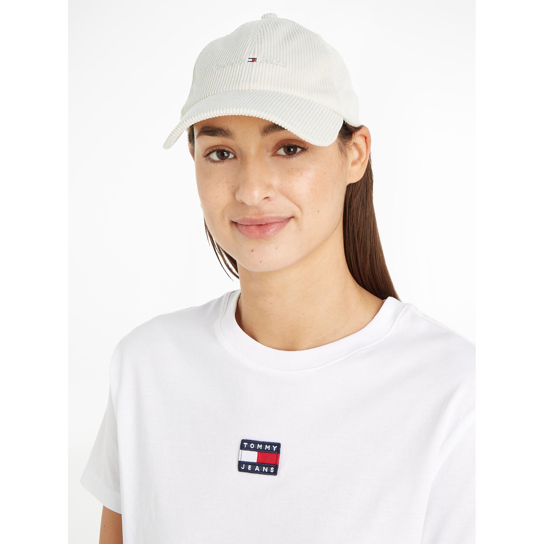 Cap Tommy Jeans Im Tju Sport Corduroy Cap AU0AU01807 Écru Cap Tommy Jeans Im Tju Sport Corduroy Cap AU0AU01807 Écru von Tommy Jeans
