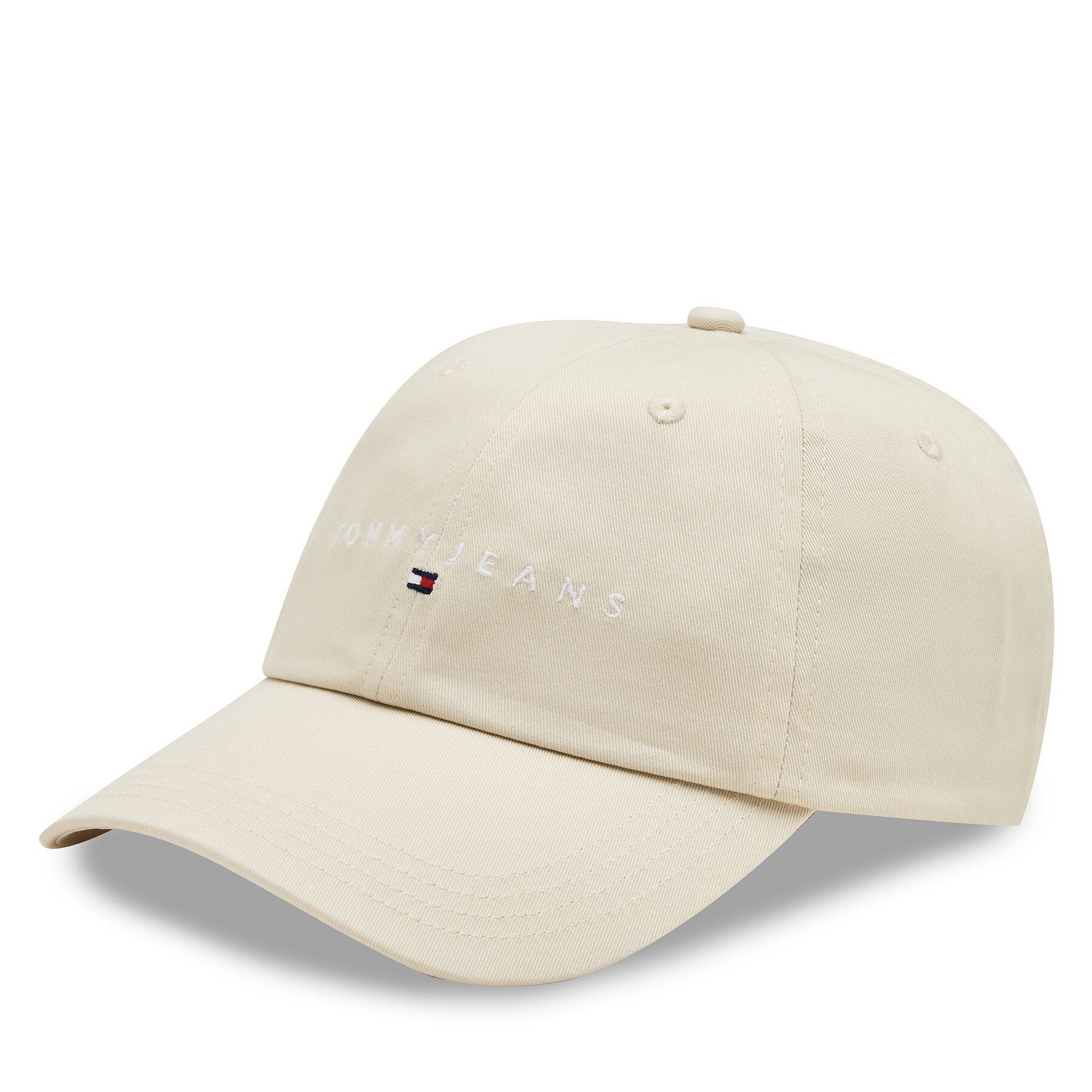 Cap Tommy Jeans Tjm Linear Logo 6-Panel Cap AM0AM12894 Écru Cap Tommy Jeans Tjm Linear Logo 6-Panel Cap AM0AM12894 Écru von Tommy Jeans