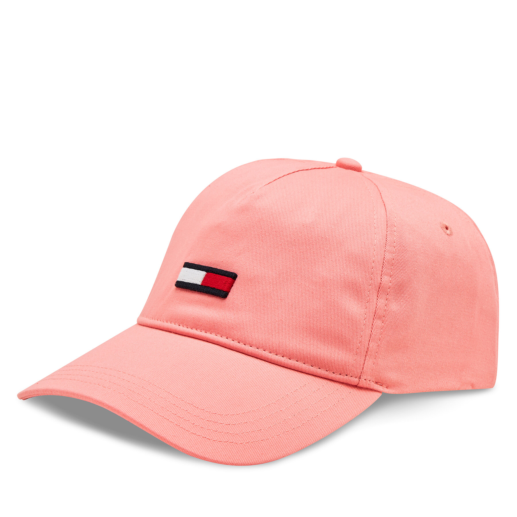 Cap Tommy Jeans Tjw Elongated Flag Cap AW0AW15842 Tickled Pink TIC von Tommy Jeans