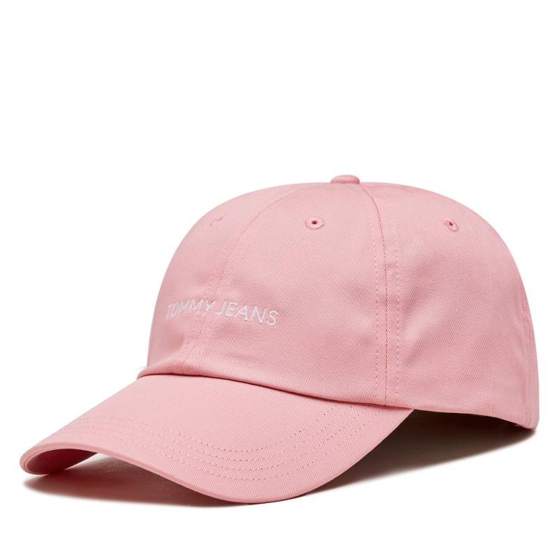 Cap Tommy Jeans Tjw Linear Logo Cap AW0AW15845 Ballet Pink THA von Tommy Jeans