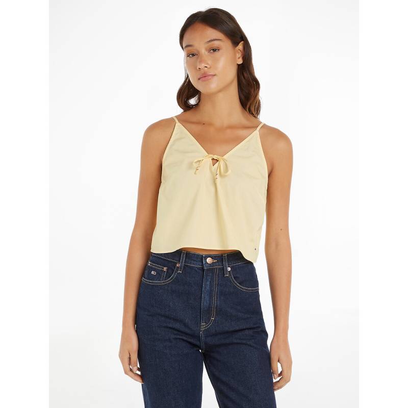 Cropped Top mit schmalen Trägern von Tommy Jeans