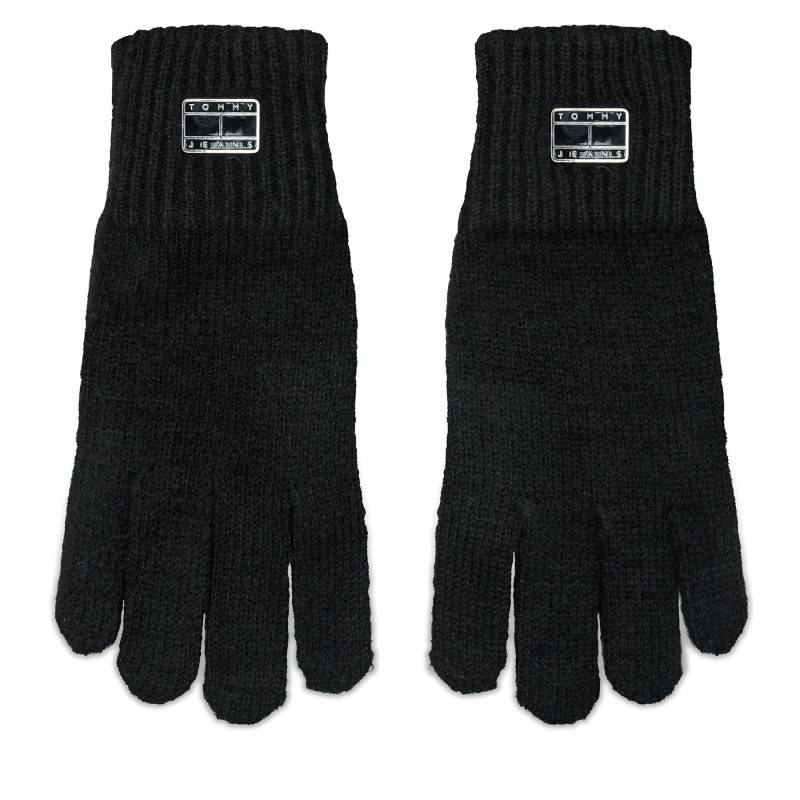 Damenhandschuhe Tommy Jeans Tjw Cosy Knit Gloves AW0AW15481 Black BDS von Tommy Jeans