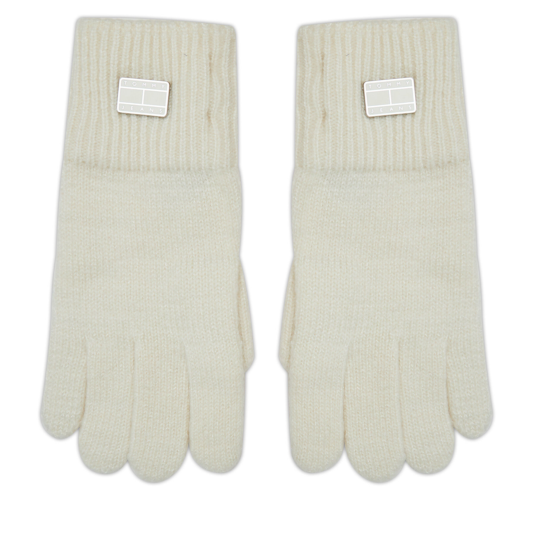 Damenhandschuhe Tommy Jeans Tjw Cosy Knit Gloves AW0AW15481 Ivory YBI von Tommy Jeans