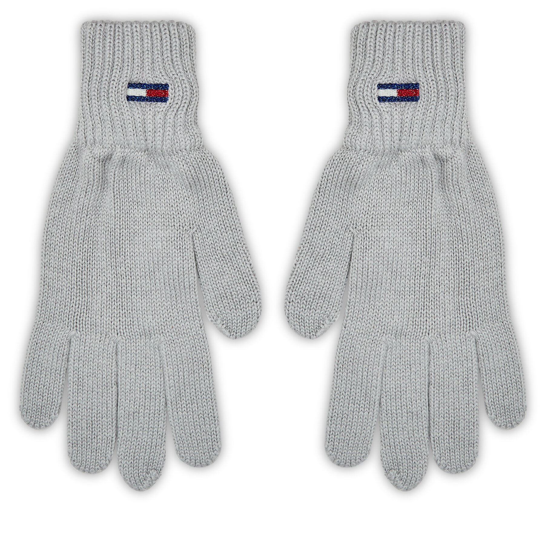 Damenhandschuhe Tommy Jeans Tjw Flag Gloves AW0AW15480 Silver Grey P03 von Tommy Jeans