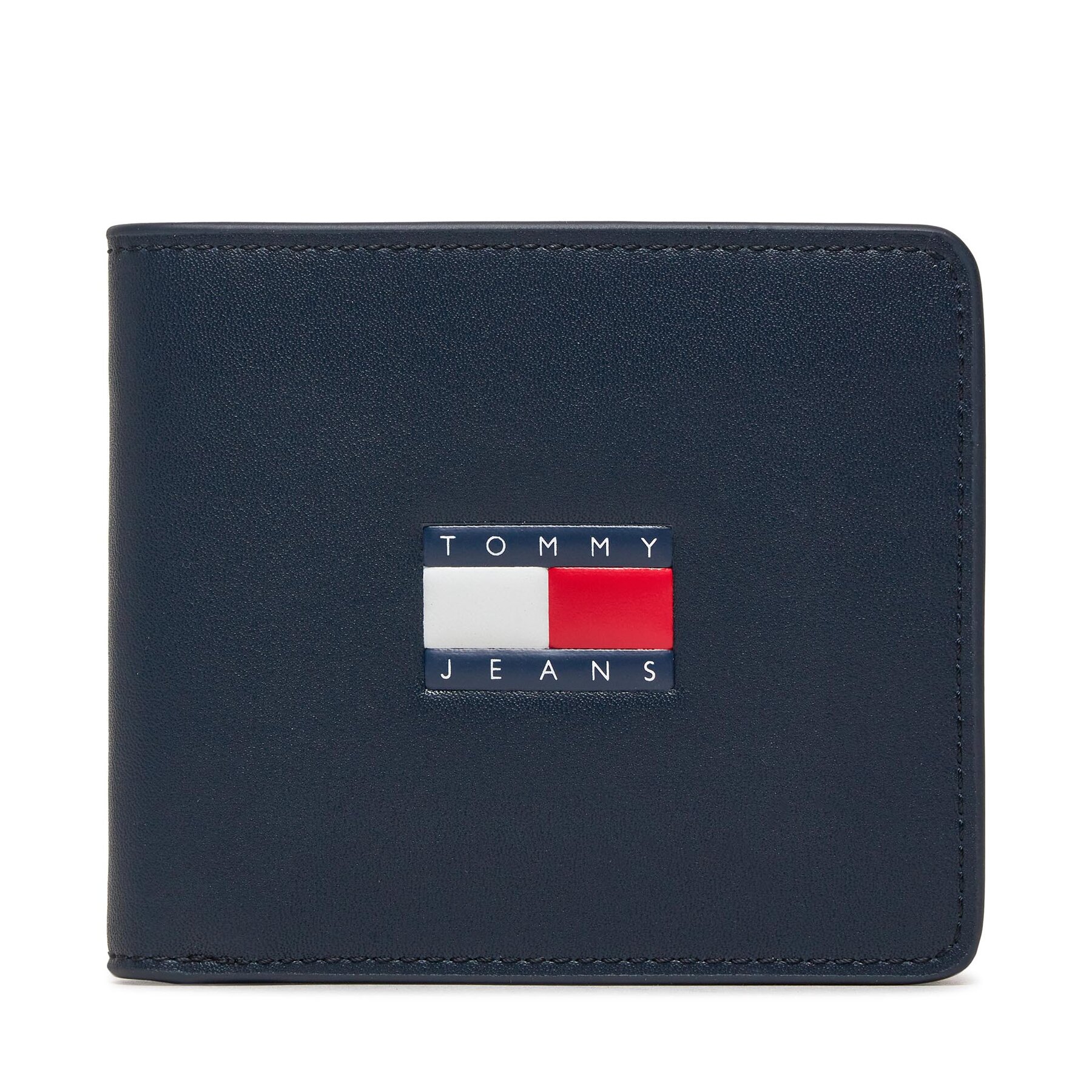 Große Herren Geldbörse Tommy Jeans Tjm Heritage Leather Cc Wallet AM0AM12082 Dark Night Navy C1G von Tommy Jeans