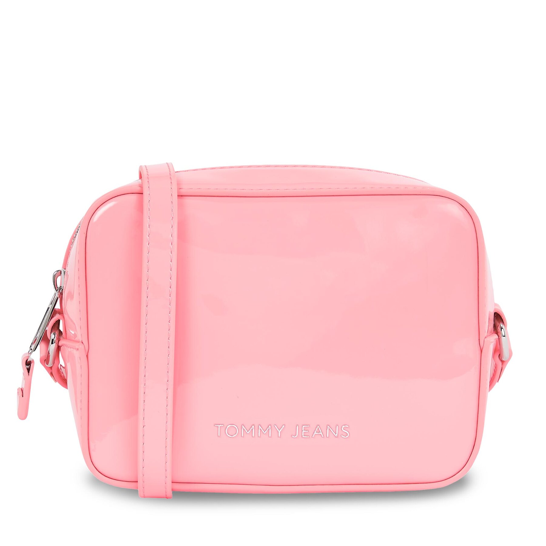 Handtasche Tommy Jeans Tjw Ess Must Camera Bag Patent AW0AW15826 Tickled Pink TIC von Tommy Jeans