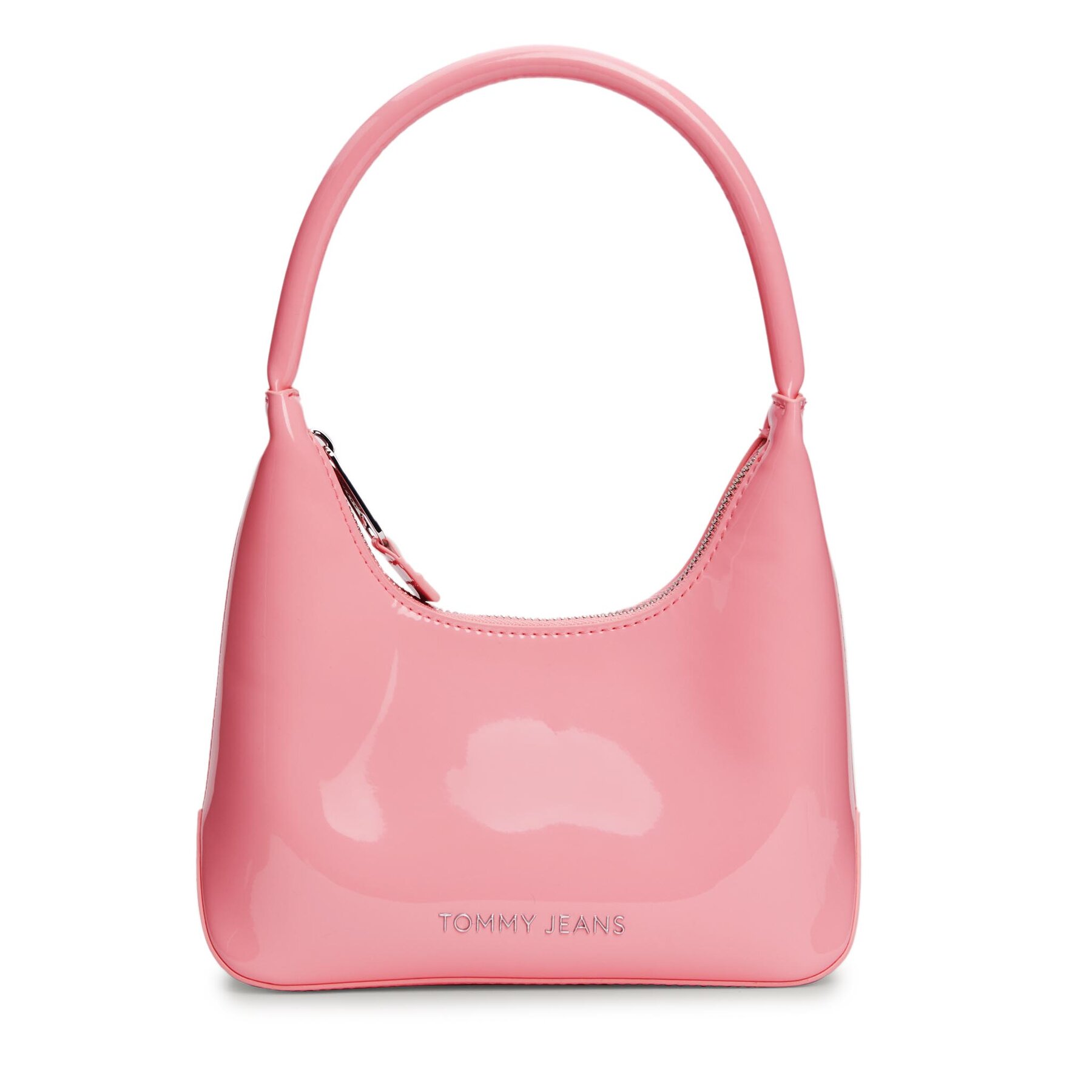 Handtasche Tommy Jeans Tjw Ess Must Shoulder Bag Patent AW0AW16136 Tickled Pink TIC von Tommy Jeans
