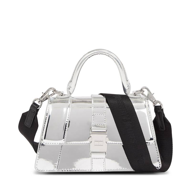 Handtasche Tommy Jeans Tjw Item Crossover Metallic AW0AW15422 Gunmetal PCS von Tommy Jeans