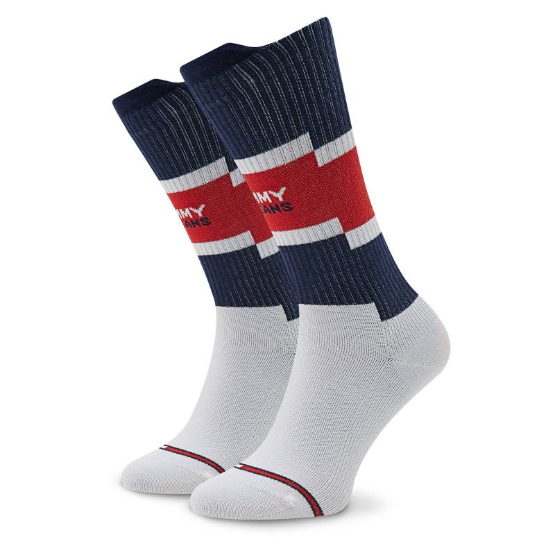 Hohe Unisex-Socken Tommy Jeans 701220283 Navy 001 von Tommy Jeans