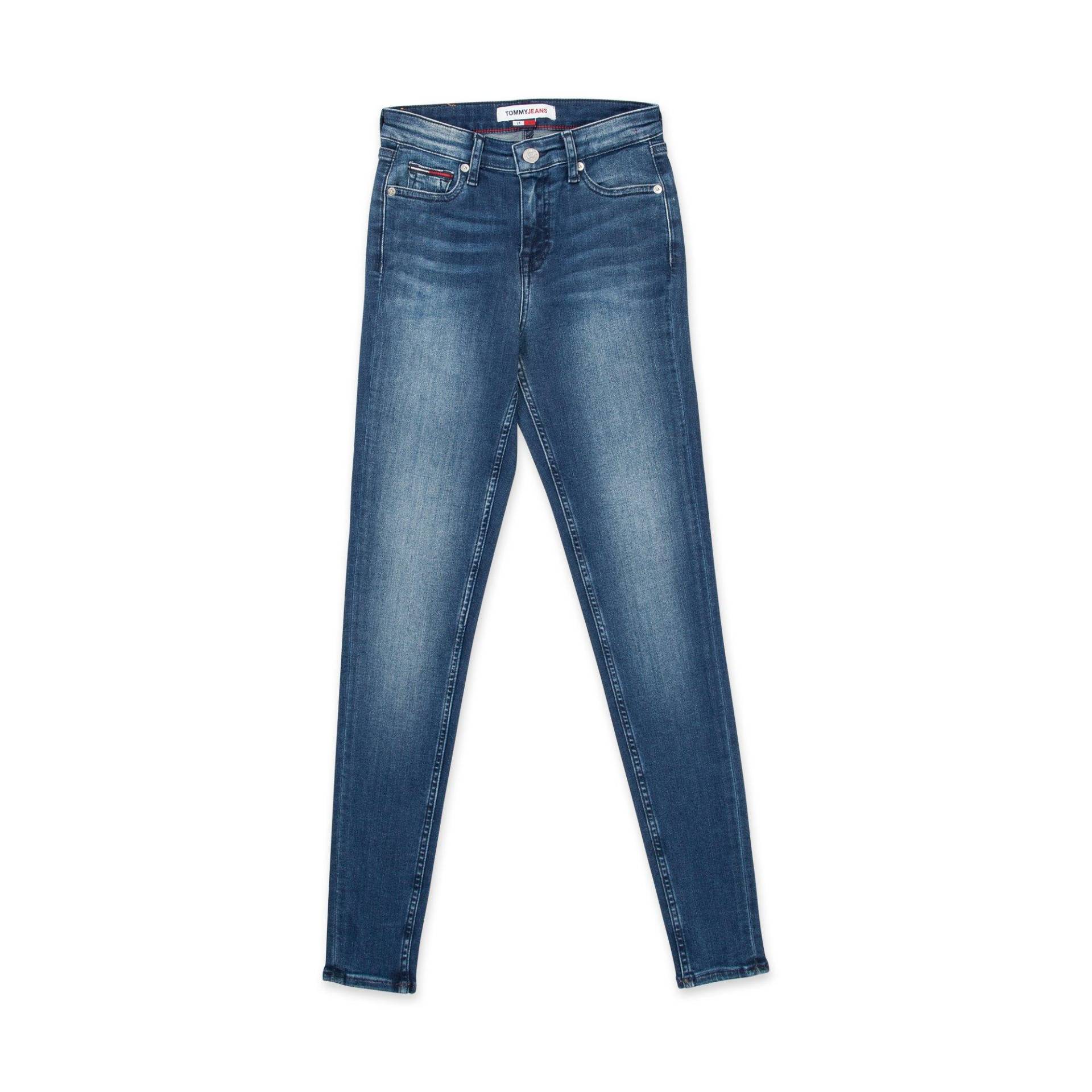 Jeans, Skinny Fit Damen Mittelblau L32/W29 von Tommy Jeans