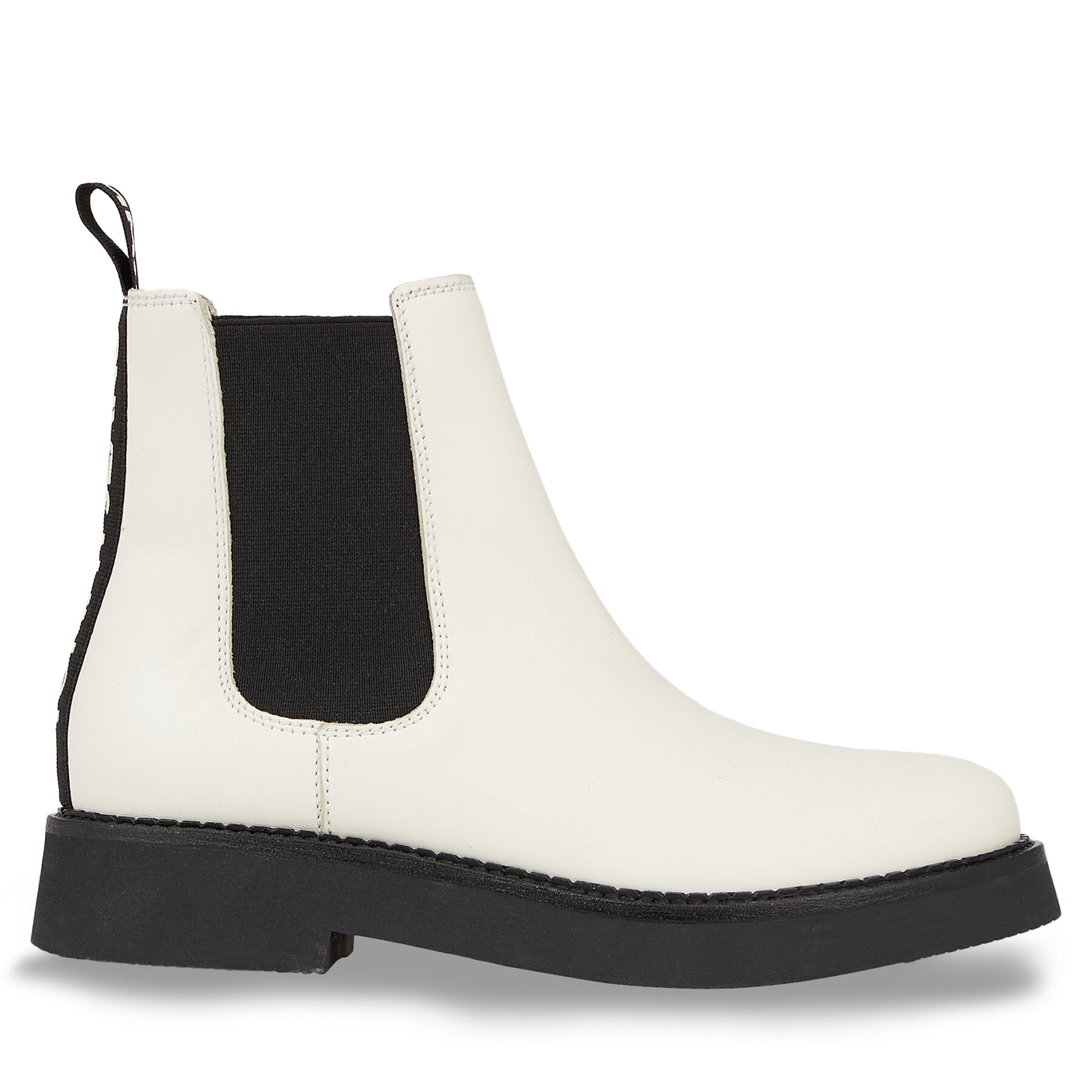 Klassische Stiefeletten Tommy Jeans Tjw Chelsea Flat EN0EN02311 Rich Cream YA6 von Tommy Jeans