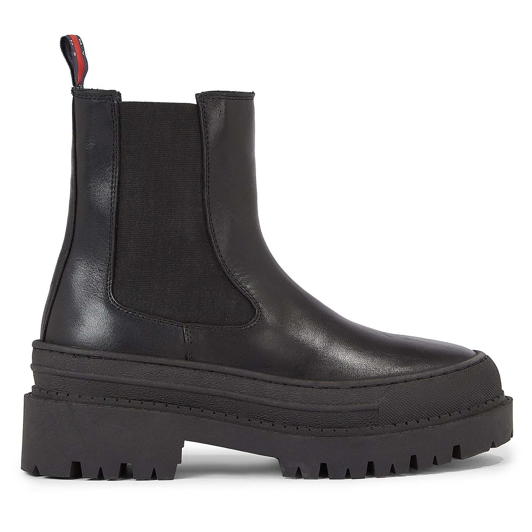 Klassische Stiefeletten Tommy Jeans Tjw Chelsea Foxing Boot EN0EN02289 Black BDS von Tommy Jeans