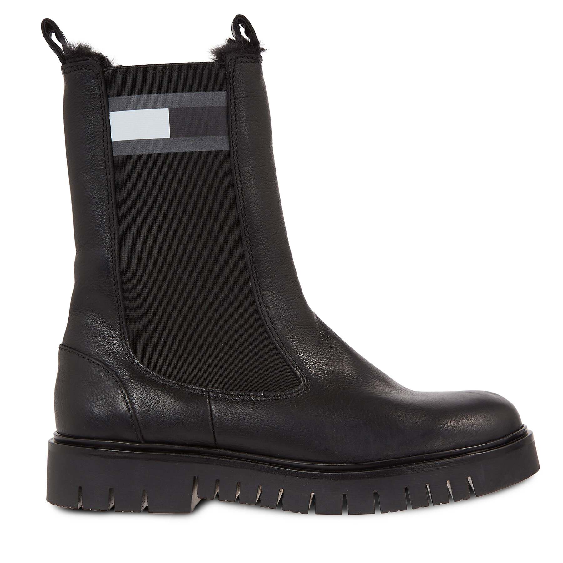 Klassische Stiefeletten Tommy Jeans Tjw Warmlined Chelsea Boot EN0EN02313 Black BDS von Tommy Jeans