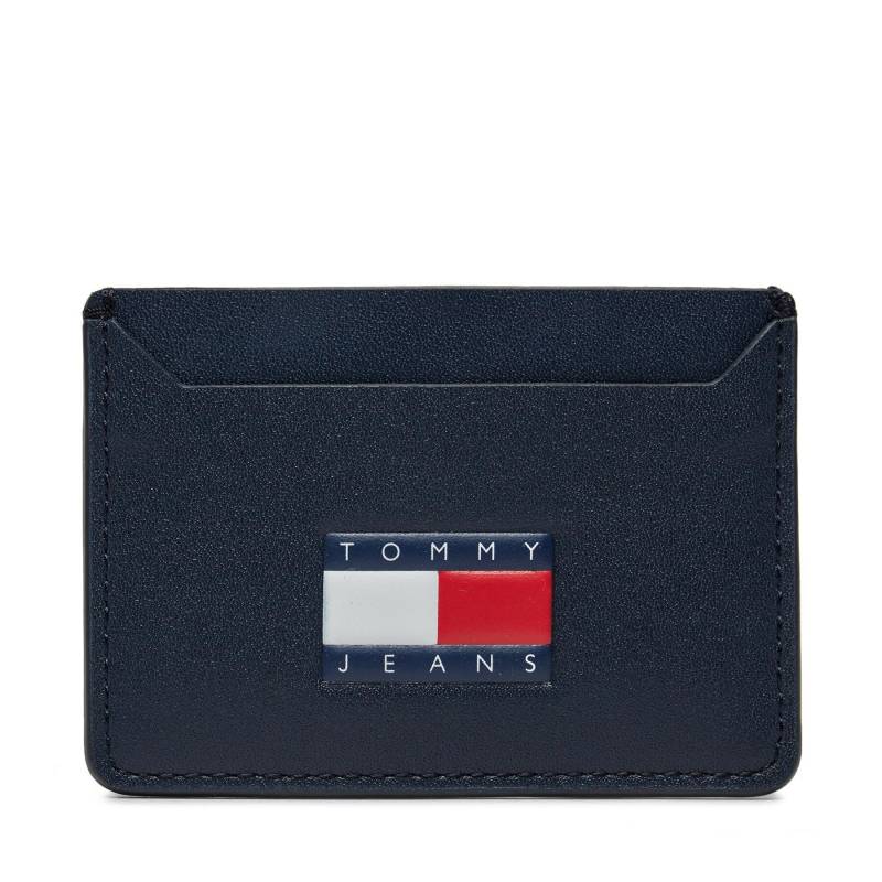 Kreditkartenetui Tommy Jeans Tjm Heritage Leather Cc Holder AM0AM12085 Dunkelblau von Tommy Jeans
