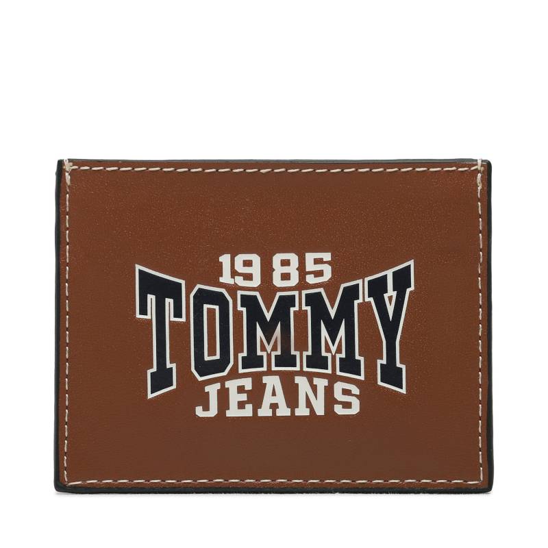 Kreditkartenetui Tommy Jeans Tjm Leather Cc Holder AM0AM11427 Braun von Tommy Jeans