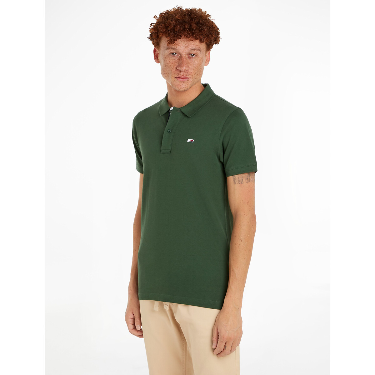 Kurzärmeliges Poloshirt, Slim-Fit von Tommy Jeans