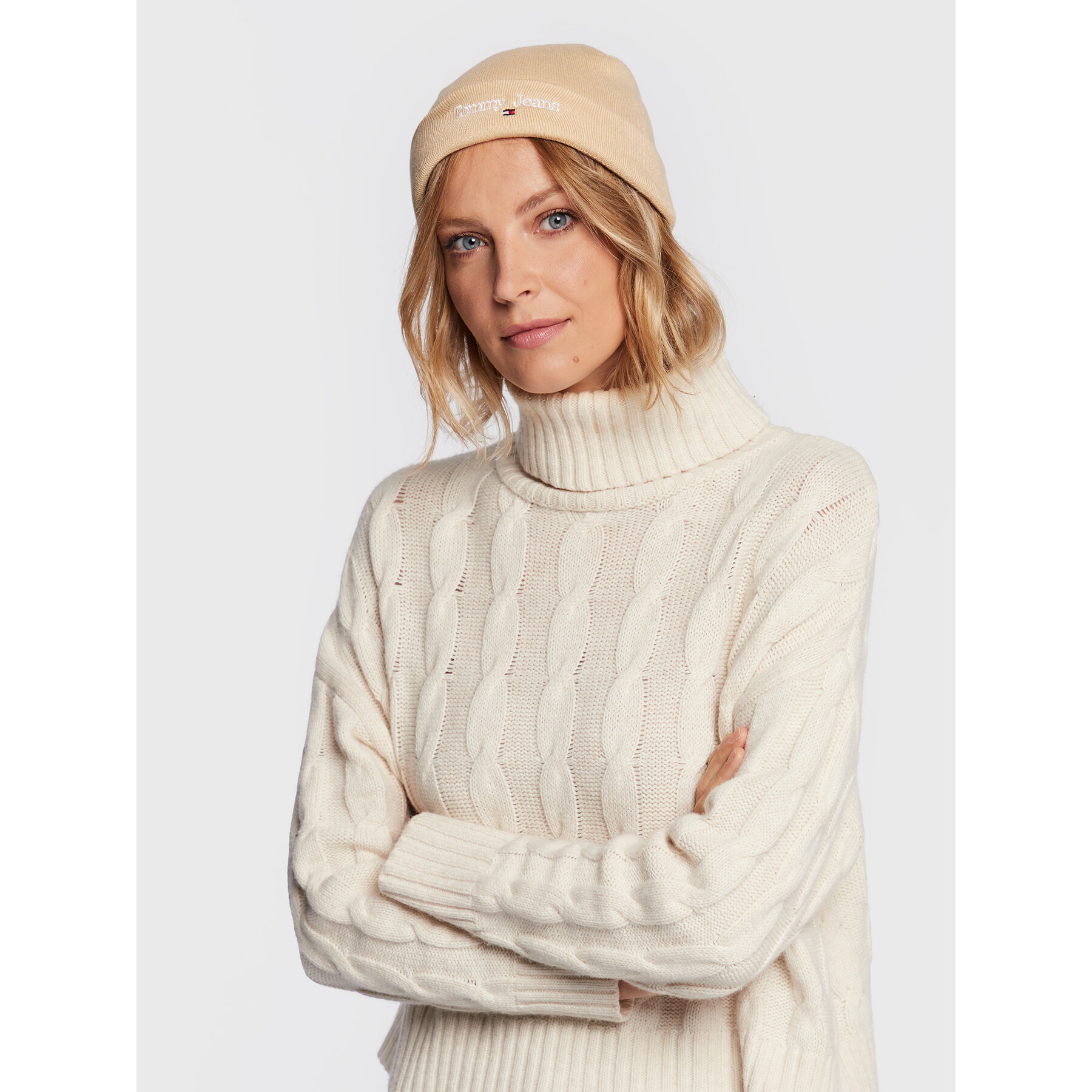 Mütze Tommy Jeans AW0AW12625 Écru Mütze Tommy Jeans AW0AW12625 Écru von Tommy Jeans