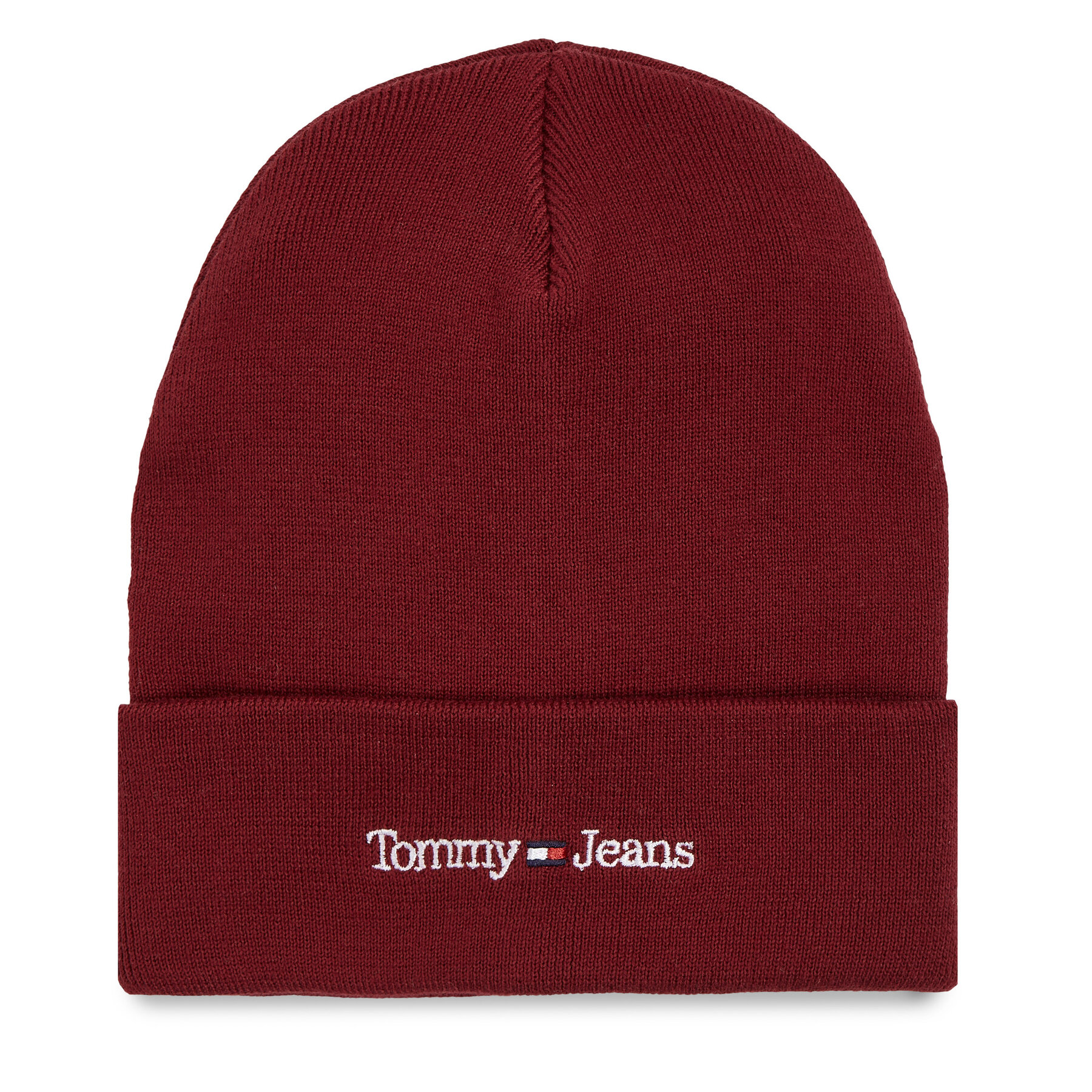 Mütze Tommy Jeans Tjm Sport Beanie AM0AM11016 Rouge XJS von Tommy Jeans