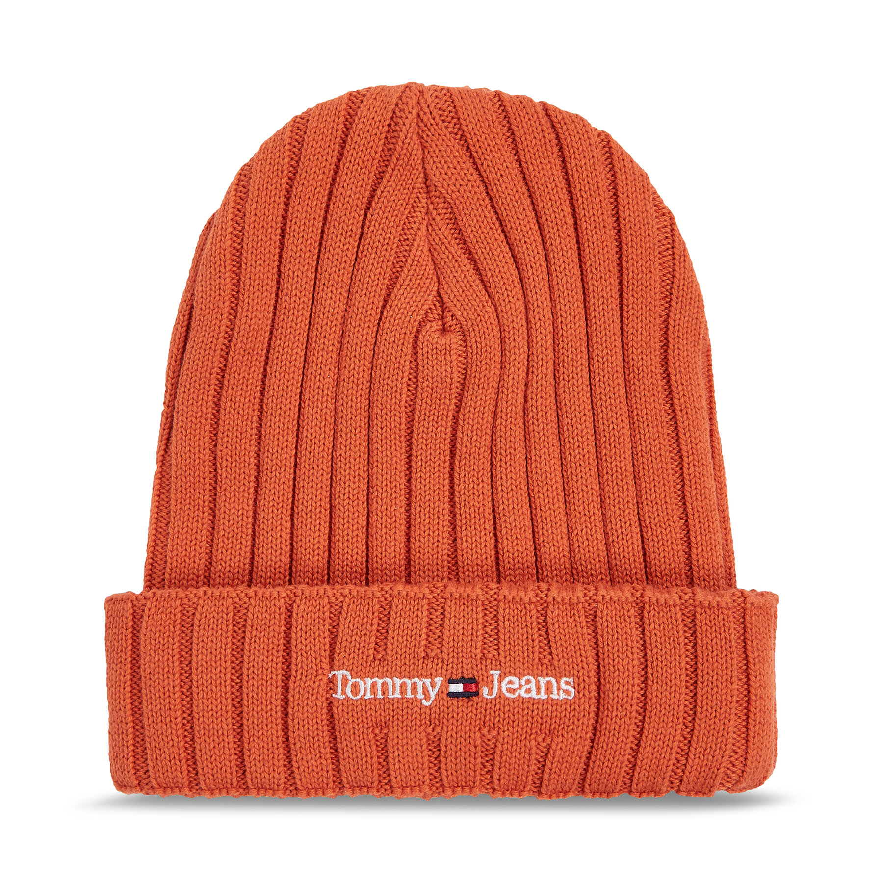 Mütze Tommy Jeans Tjm Sport Elevated Long Beanie AM0AM11678 Bonfire Orange SFQ von Tommy Jeans