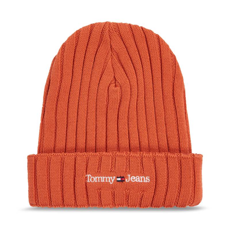 Mütze Tommy Jeans Tjm Sport Elevated Long Beanie AM0AM11678 Orange von Tommy Jeans