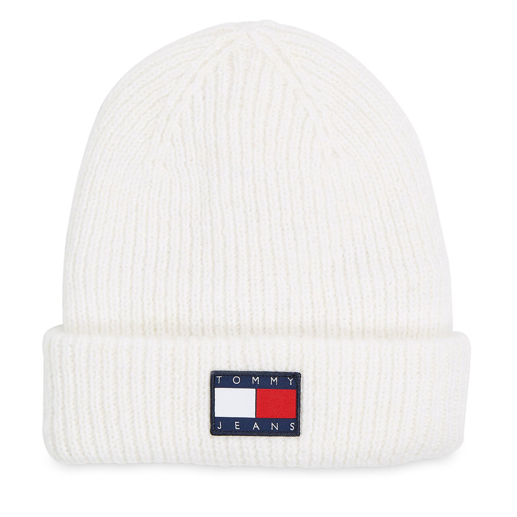 Mütze Tommy Jeans Tjw Soft Ready Beanie AW0AW15464 Ecru YBL von Tommy Jeans