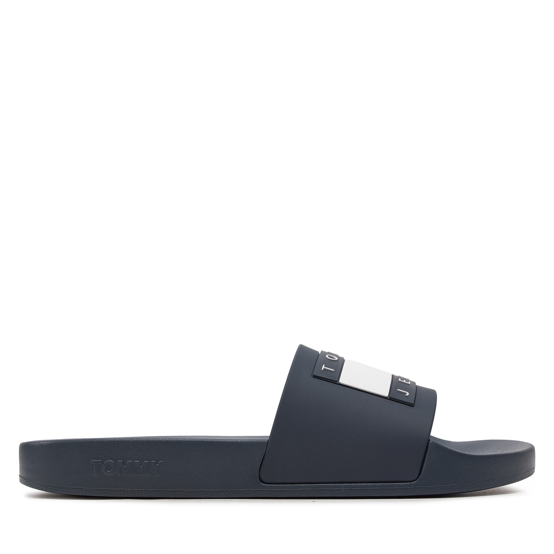 Pantoletten Tommy Jeans Pool Slide Ess EM0EM01191 Black C1G von Tommy Jeans