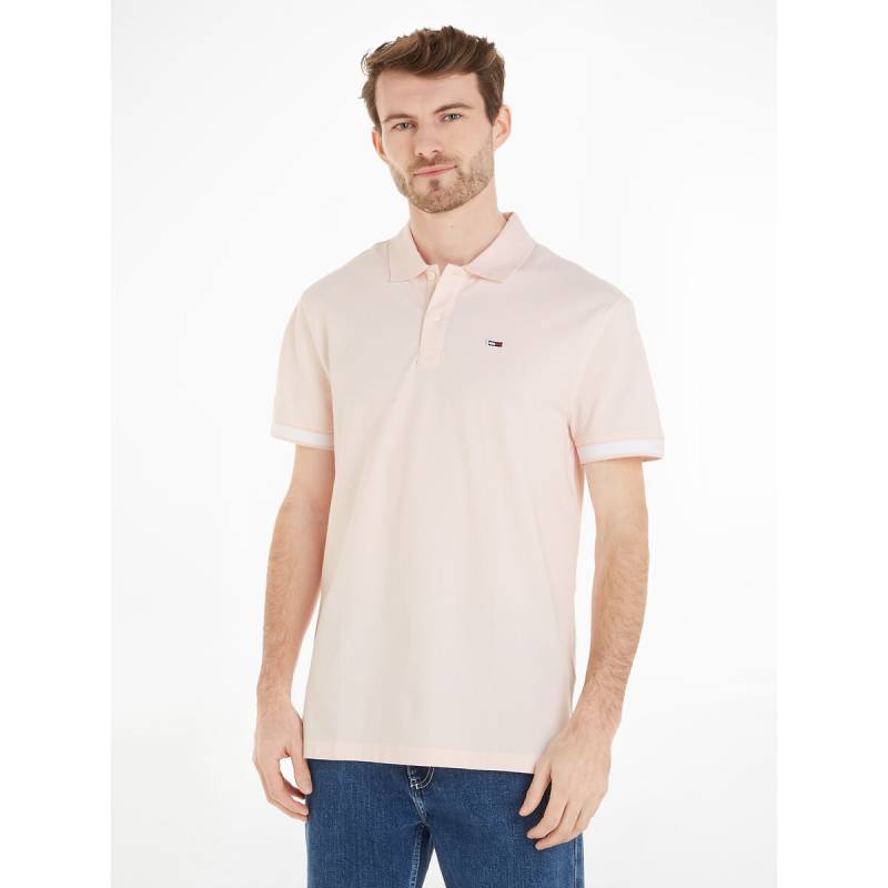 Poloshirt mit weissen Ärmelbündchen von Tommy Jeans