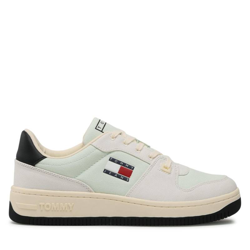 Sneakers Tommy Jeans Basket Canvas EM0EM01163 Ivory YBI von Tommy Jeans