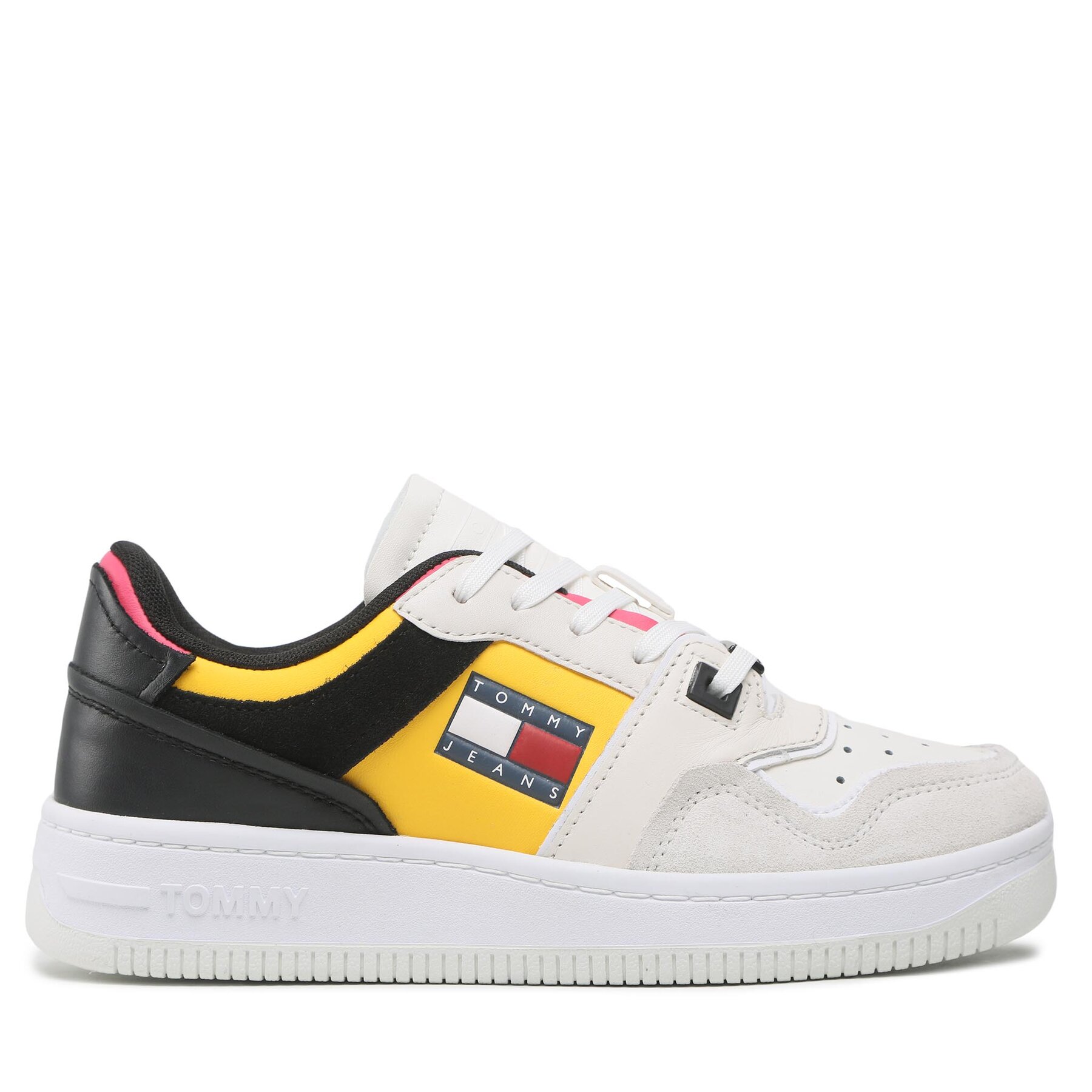 Sneakers Tommy Jeans Bastke Wmn EN0EN02052 Ecru 0F4 von Tommy Jeans