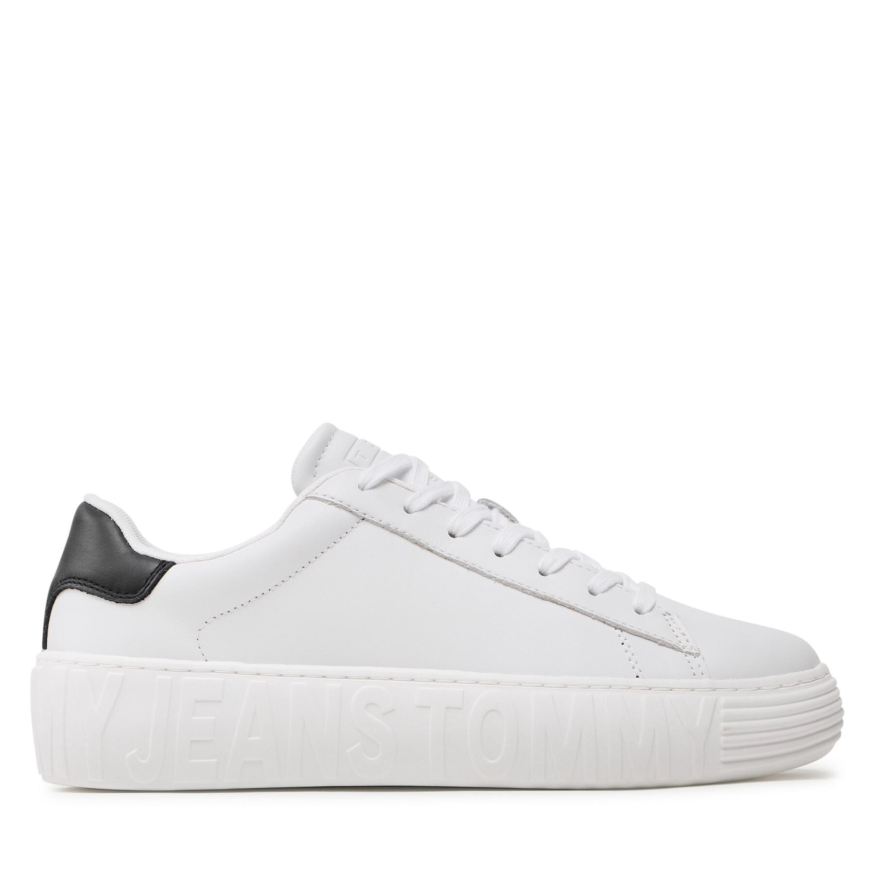 Sneakers Tommy Jeans Leather Outsole EM0EM01159 White YBR von Tommy Jeans
