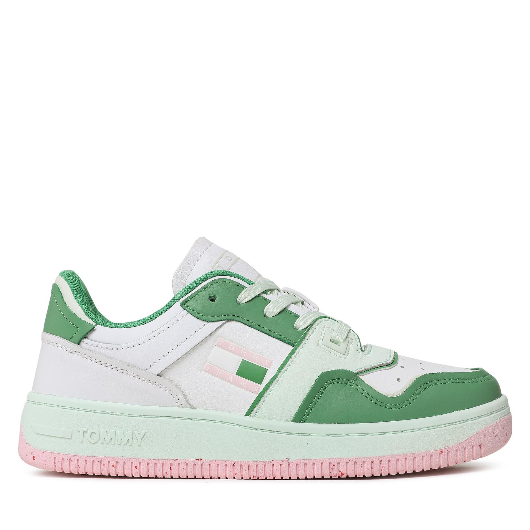 Sneakers Tommy Jeans Retro Baskt Lv Susta EN0EN02128 Minty LXW von Tommy Jeans