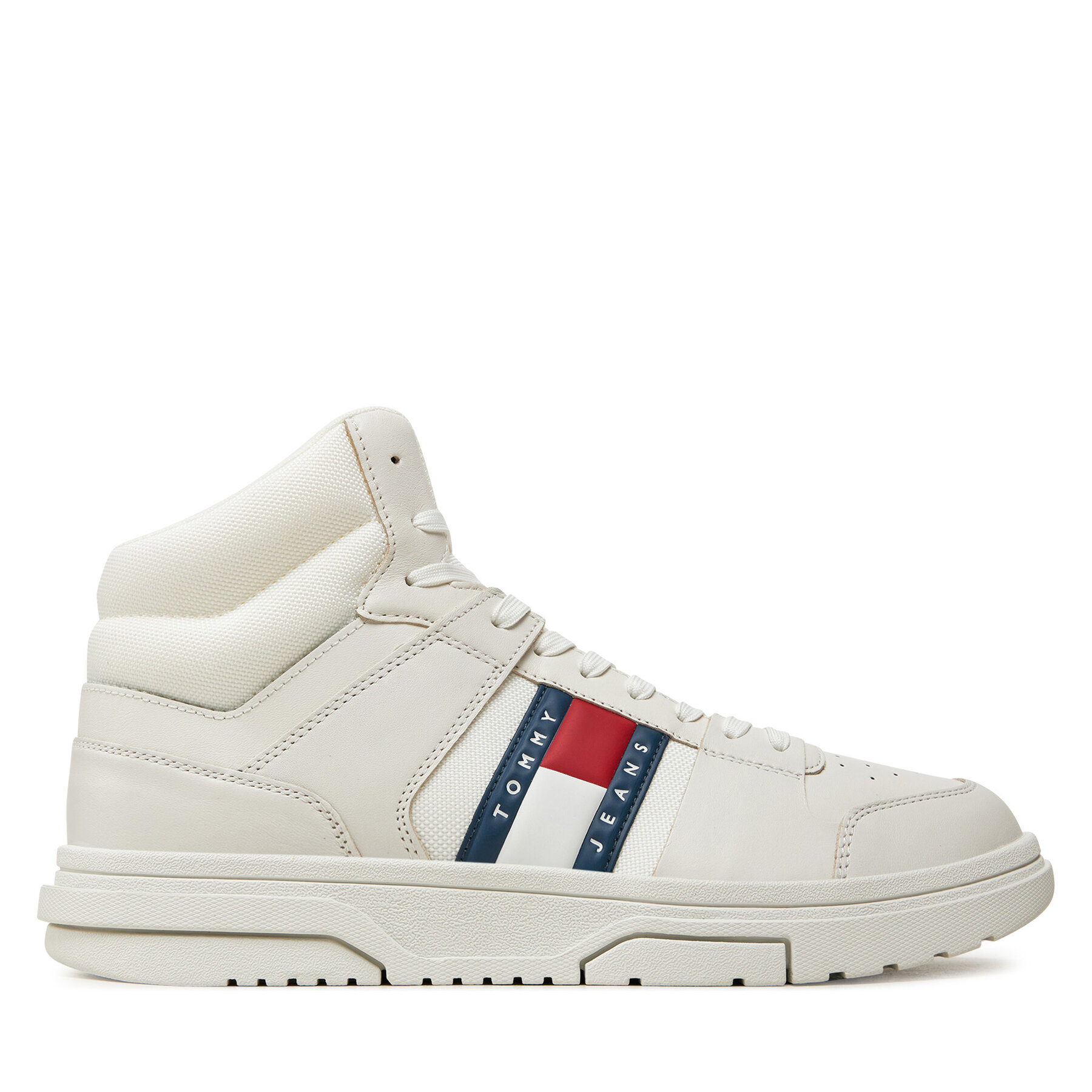 Sneakers Tommy Jeans The Brooklyn Mix Mat Mid EM0EM01458 Weiß Sneakers Tommy Jeans The Brooklyn Mix Mat Mid EM0EM01458 Weiß von Tommy Jeans