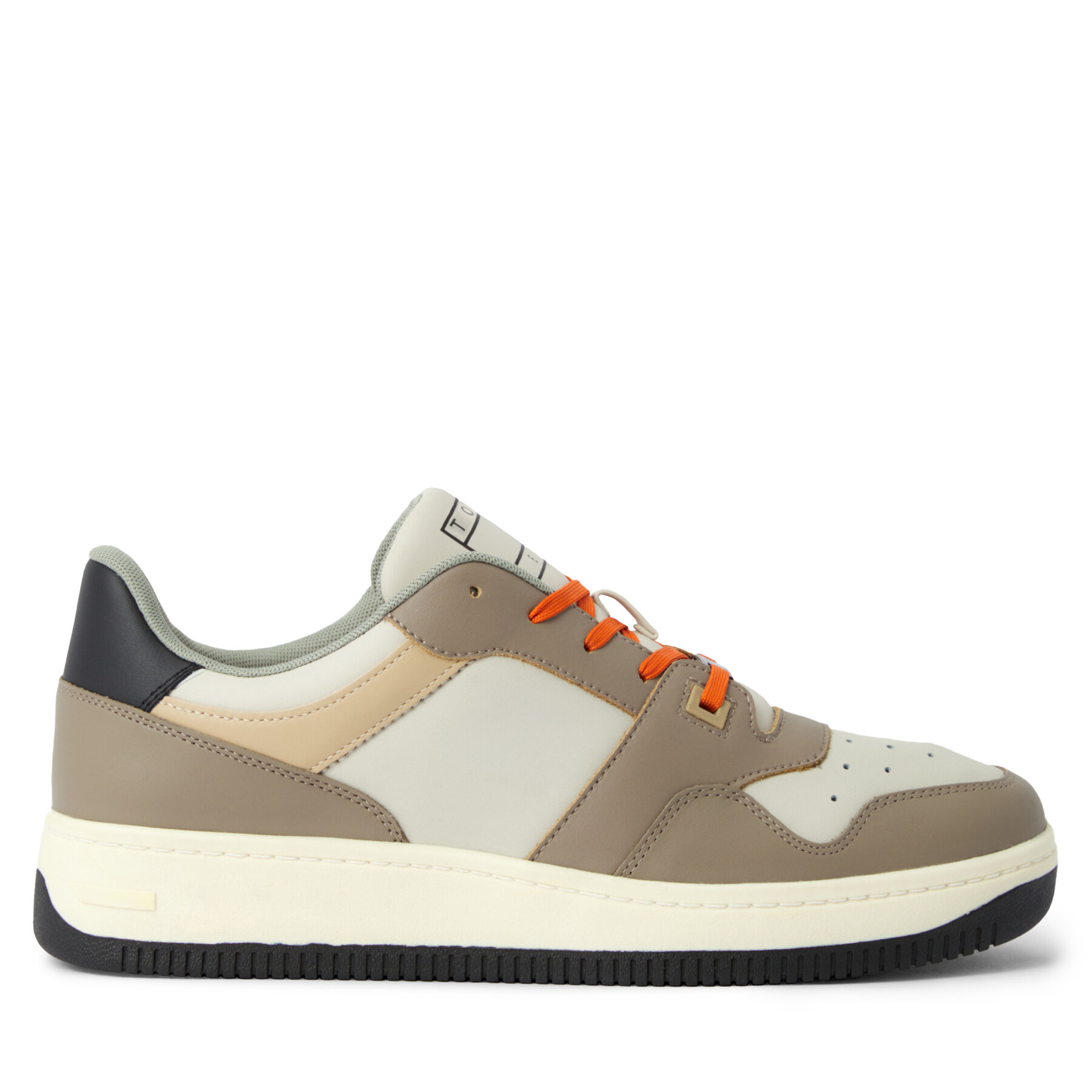 Sneakers Tommy Jeans Tjm Basket Premium Color EM0EM01256 Earth/ Orange XNQ von Tommy Jeans