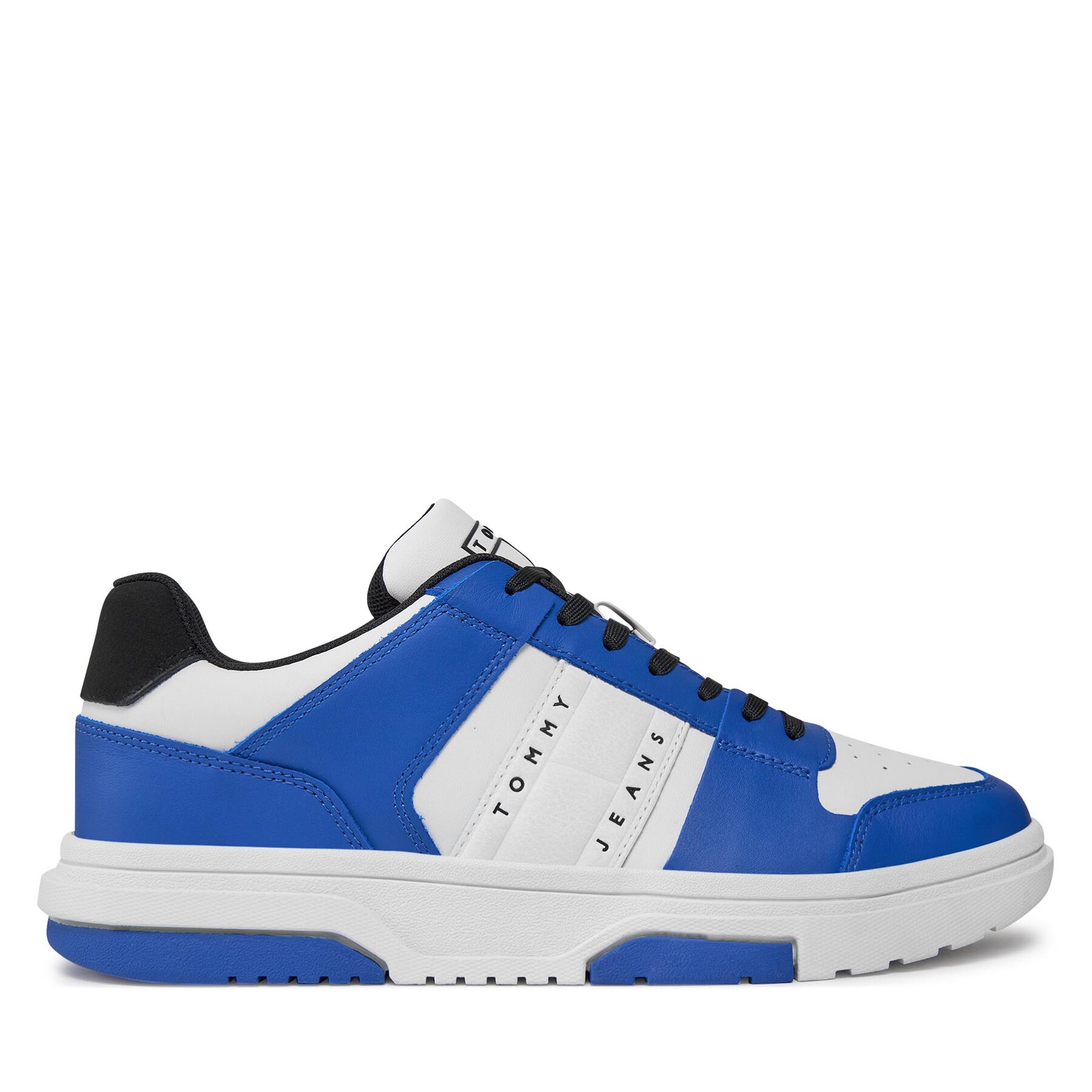 Sneakers Tommy Jeans Tjm Leather Cupsole 2.0 EM0EM01283 Black/ Ultra Blue/ Ecru 0K5 von Tommy Jeans